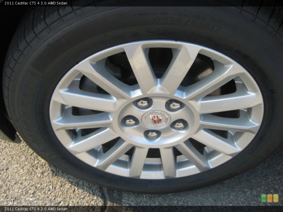 2011 Cadillac CTS 4 3.0 AWD Sedan Wheel and Tire Photo #54160476