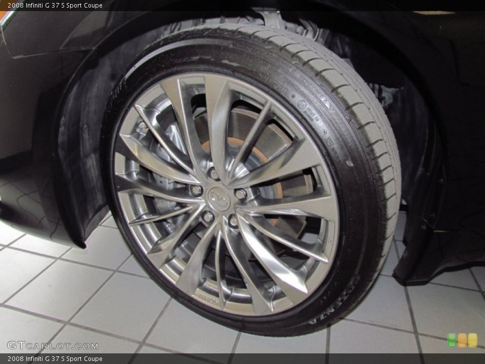 2008 Infiniti G 37 S Sport Coupe Wheel and Tire Photo #54161993