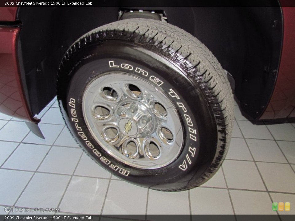 2009 Chevrolet Silverado 1500 LT Extended Cab Wheel and Tire Photo #54163359