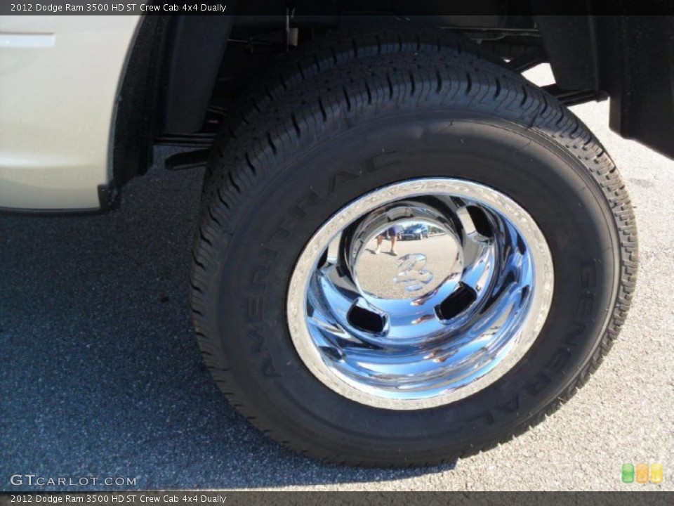 2012 Dodge Ram 3500 HD ST Crew Cab 4x4 Dually Wheel and Tire Photo #54165597