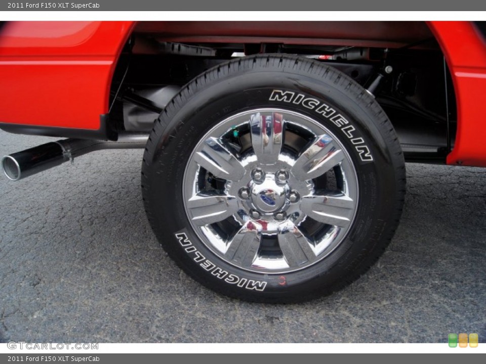 2011 Ford F150 XLT SuperCab Wheel and Tire Photo #54165630