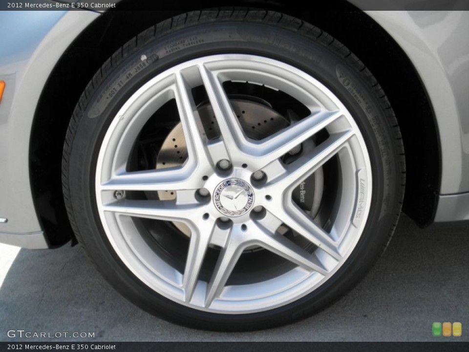 2012 Mercedes-Benz E 350 Cabriolet Wheel and Tire Photo #54167469