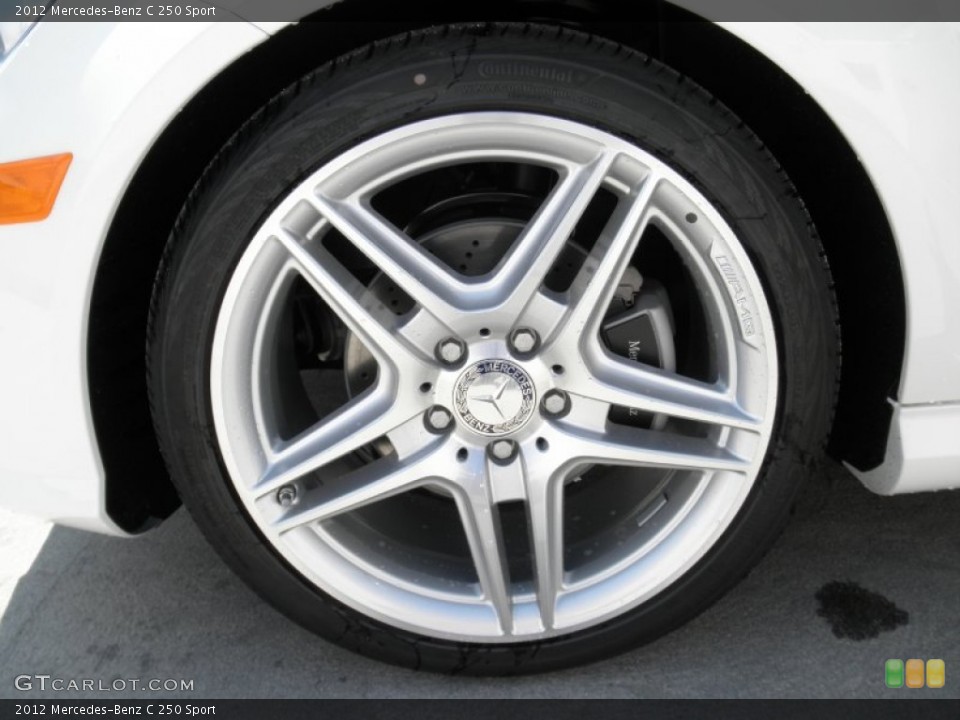 2012 Mercedes-Benz C 250 Sport Wheel and Tire Photo #54167830