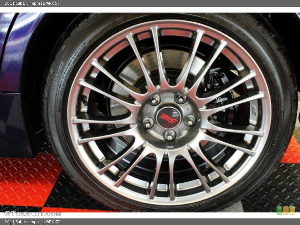 2011 Subaru Impreza WRX STi Wheel and Tire Photo #54171250