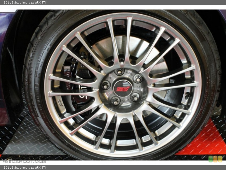 2011 Subaru Impreza WRX STi Wheel and Tire Photo #54171265