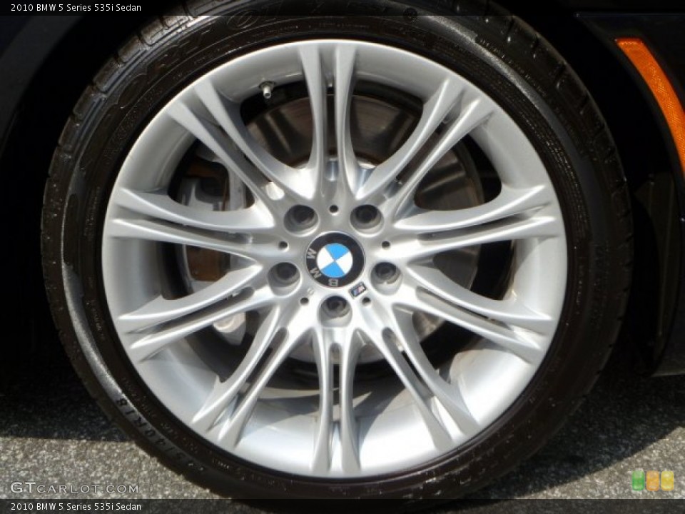 2010 BMW 5 Series 535i Sedan Wheel and Tire Photo #54172006