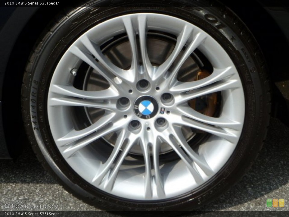 2010 BMW 5 Series 535i Sedan Wheel and Tire Photo #54172015