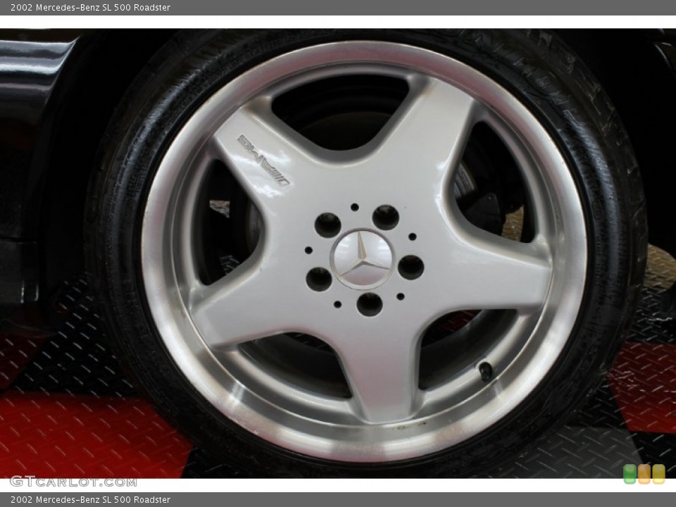 2002 Mercedes-Benz SL 500 Roadster Wheel and Tire Photo #54175670