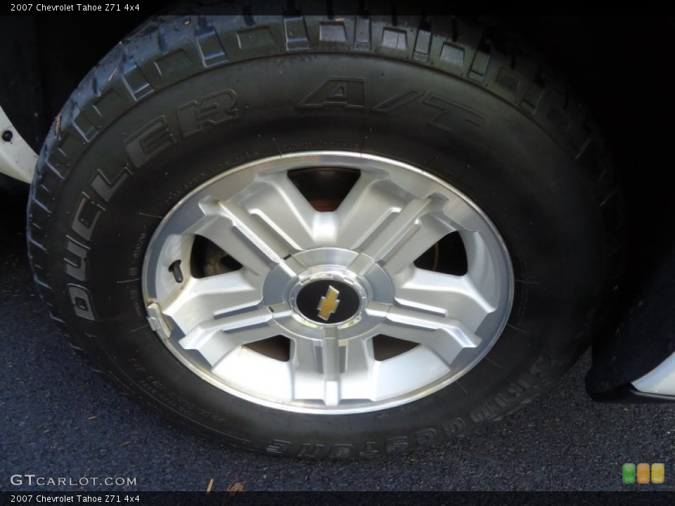 2007 Chevrolet Tahoe Z71 4x4 Wheel and Tire Photo #54179452