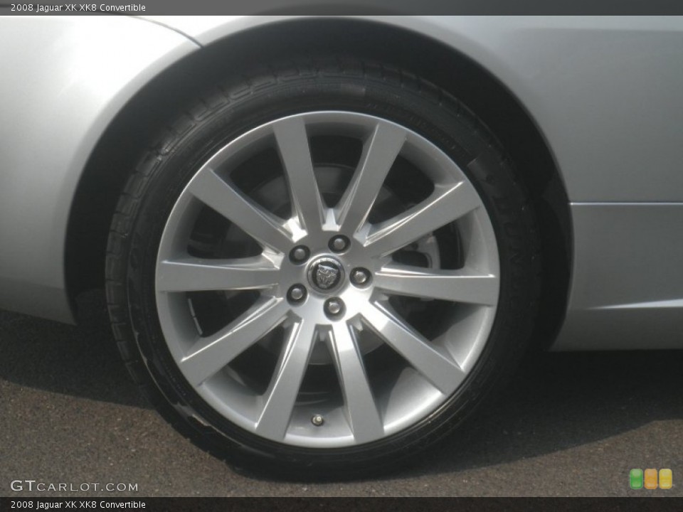 2008 Jaguar XK XK8 Convertible Wheel and Tire Photo #54190189