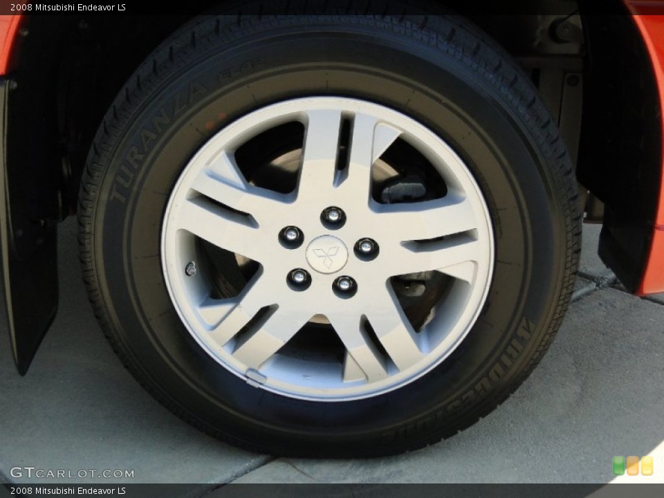2008 Mitsubishi Endeavor LS Wheel and Tire Photo #54190513