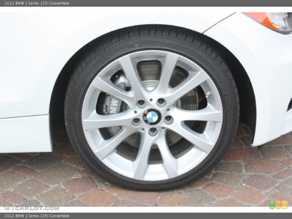 2012 BMW 1 Series 135i Convertible Wheel and Tire Photo #54199831