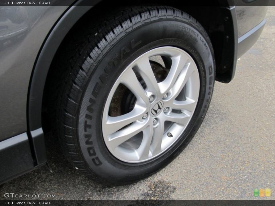 2011 Honda CR-V EX 4WD Wheel and Tire Photo #54209361