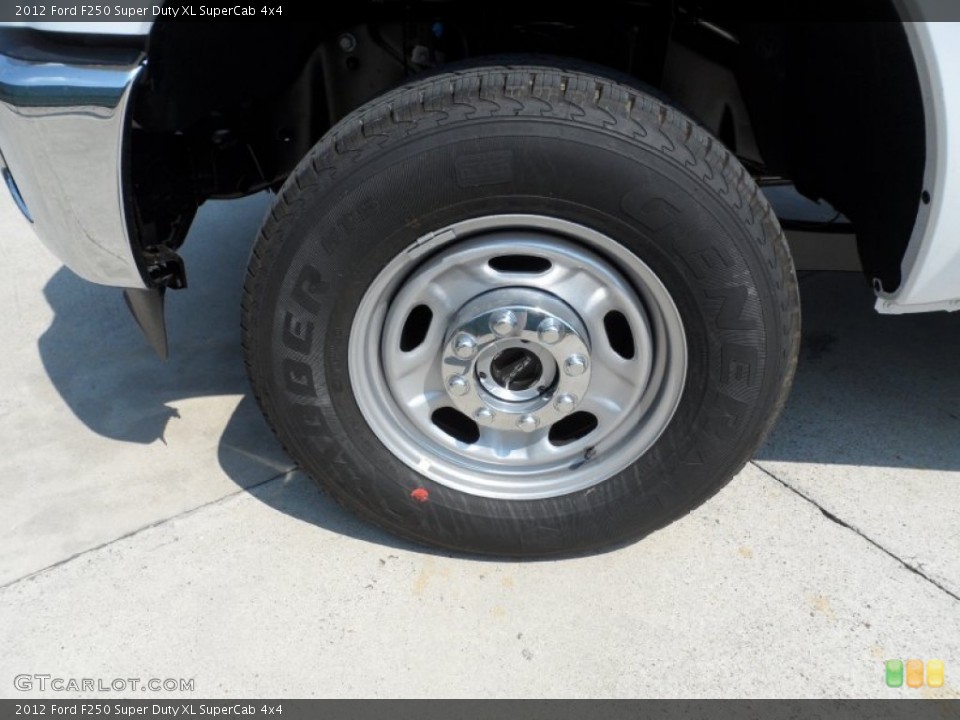 2012 Ford F250 Super Duty XL SuperCab 4x4 Wheel and Tire Photo #54209982