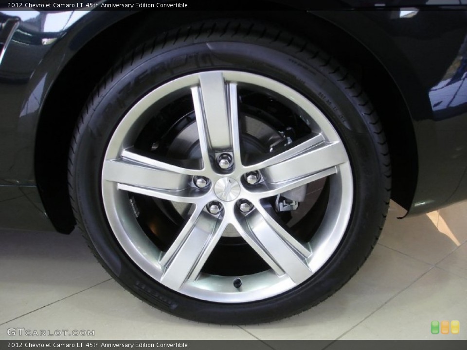 2012 Chevrolet Camaro LT 45th Anniversary Edition Convertible Wheel and Tire Photo #54210642