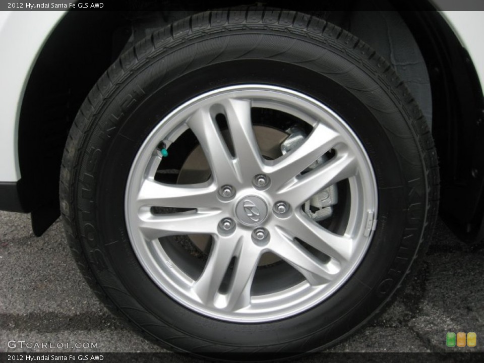 2012 Hyundai Santa Fe GLS AWD Wheel and Tire Photo #54212307