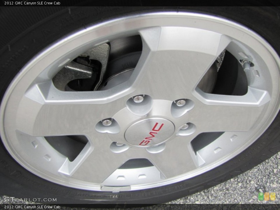 2012 GMC Canyon SLE Crew Cab Wheel and Tire Photo #54216921