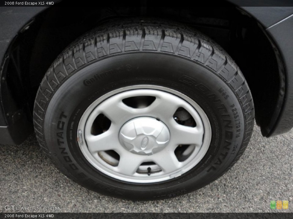 2008 Ford Escape XLS 4WD Wheel and Tire Photo #54219084