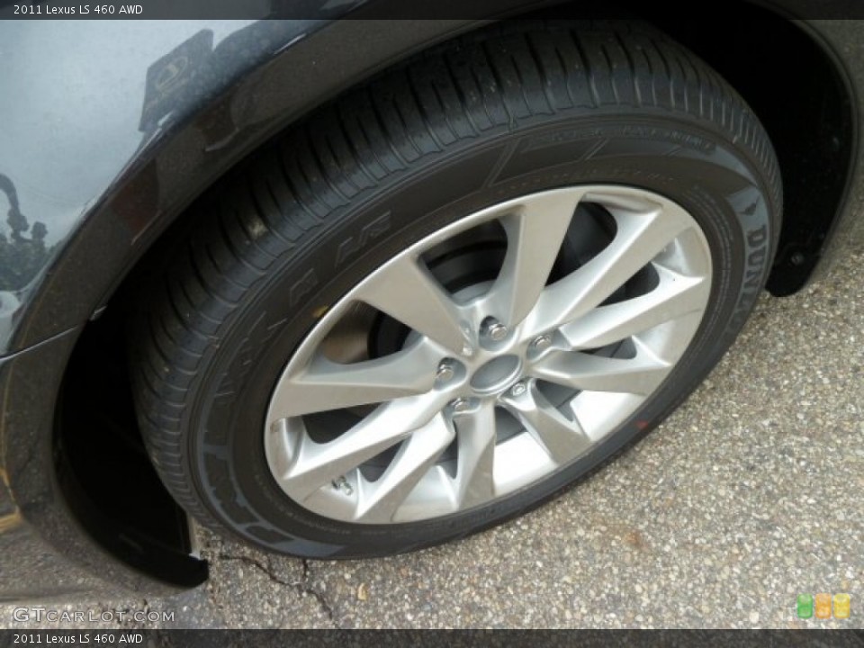 2011 Lexus LS 460 AWD Wheel and Tire Photo #54220803