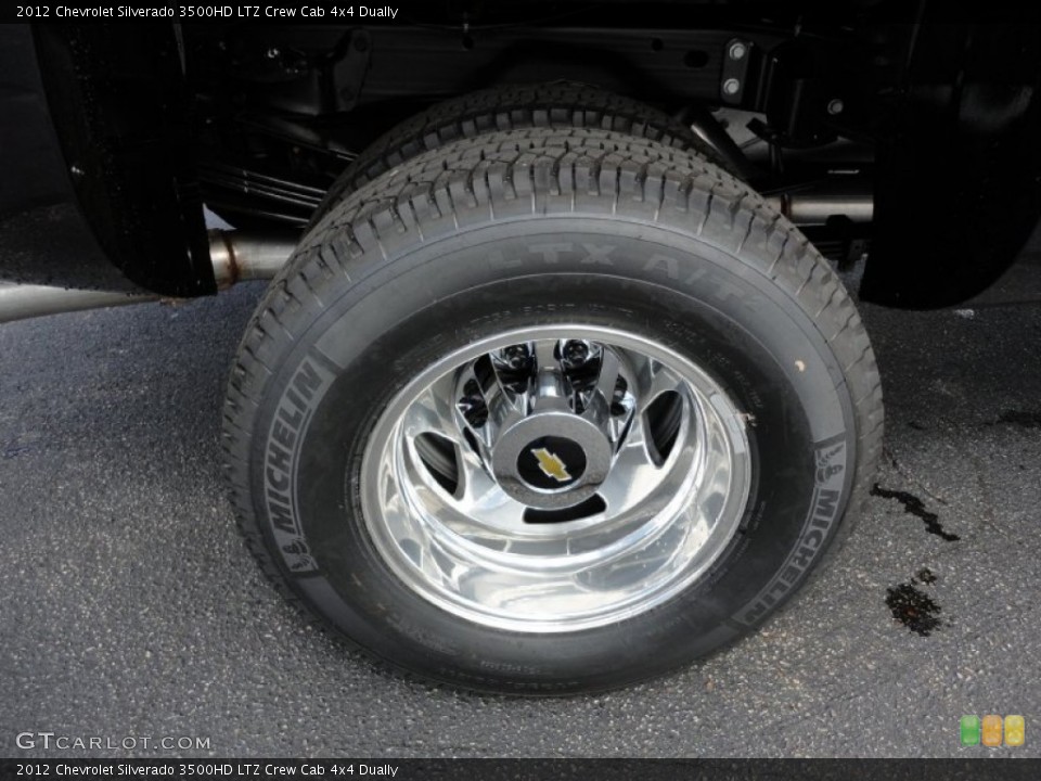 2012 Chevrolet Silverado 3500HD LTZ Crew Cab 4x4 Dually Wheel and Tire Photo #54223131