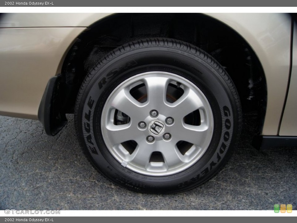 2002 Honda Odyssey EX-L Wheel and Tire Photo #54227373
