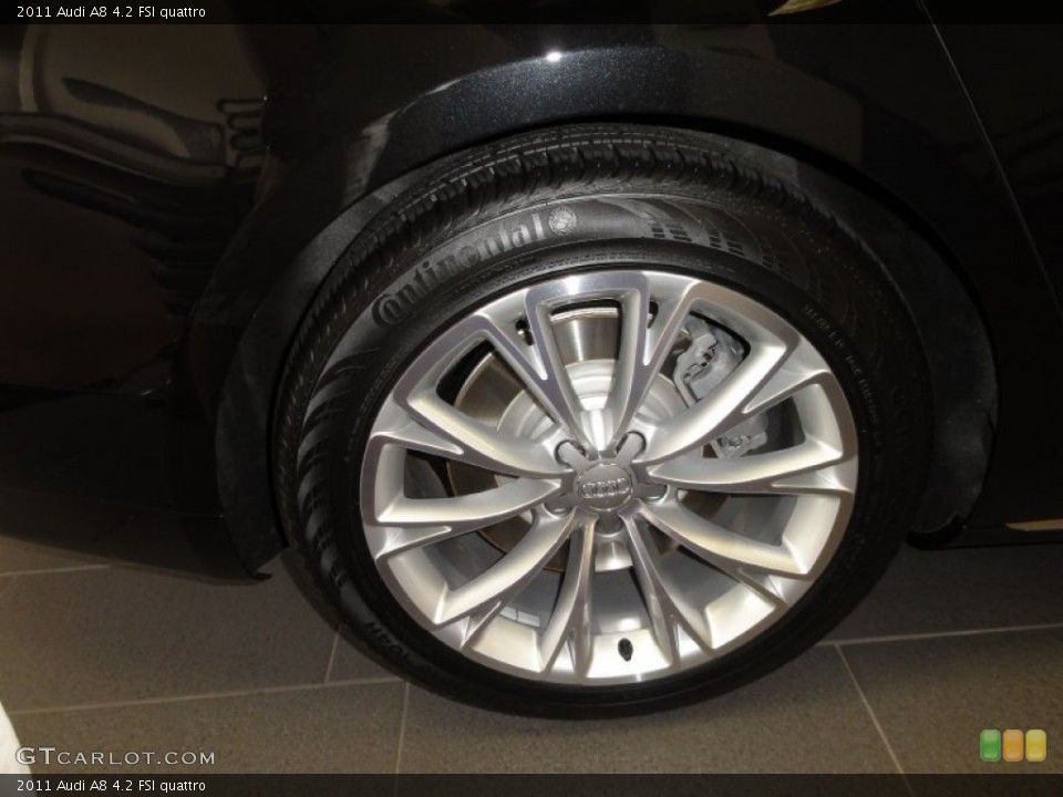 2011 Audi A8 4.2 FSI quattro Wheel and Tire Photo #54227691