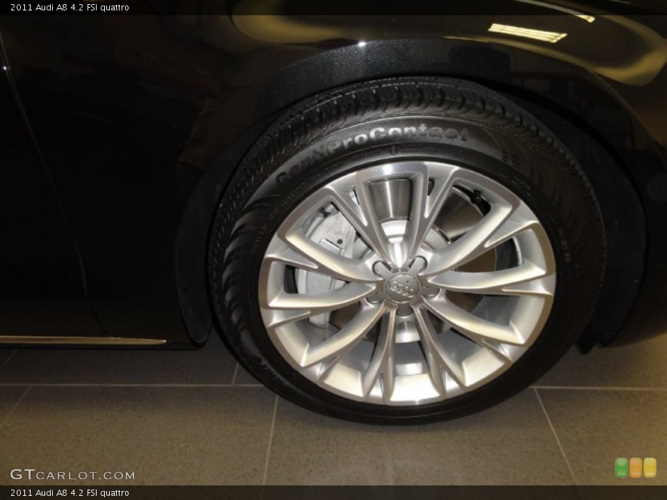 2011 Audi A8 4.2 FSI quattro Wheel and Tire Photo #54227697