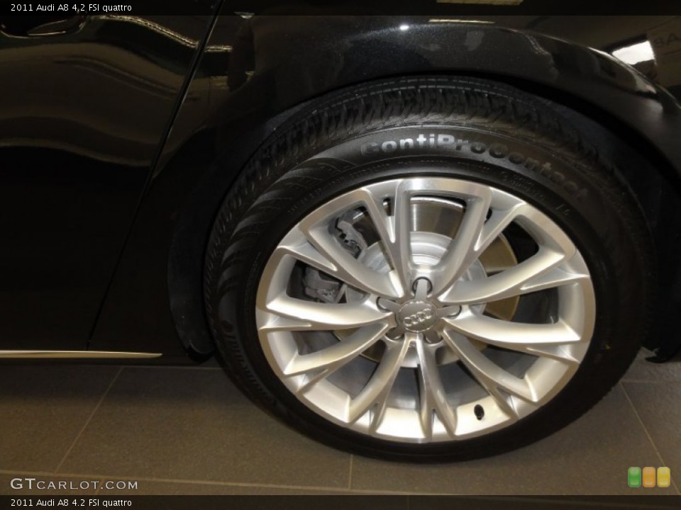 2011 Audi A8 4.2 FSI quattro Wheel and Tire Photo #54227721