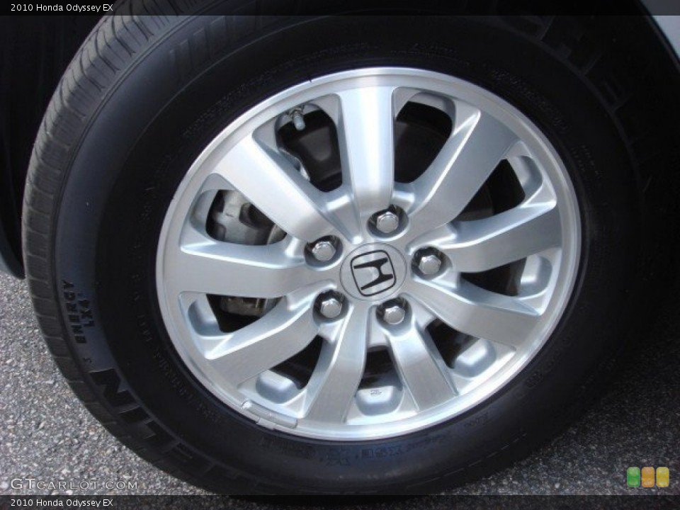 2010 Honda Odyssey EX Wheel and Tire Photo #54228565