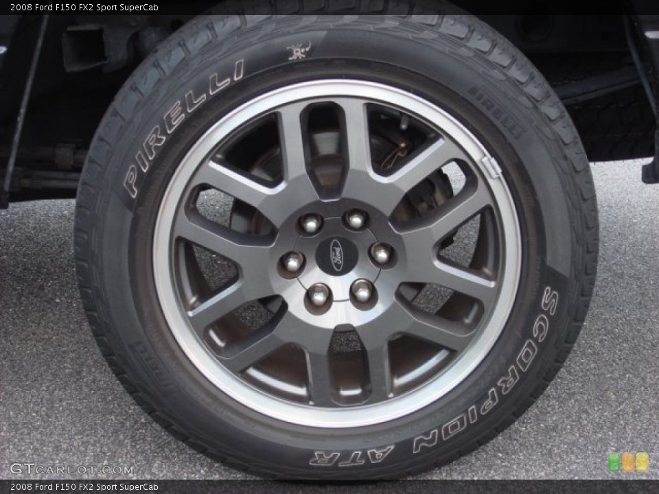 2008 Ford F150 FX2 Sport SuperCab Wheel and Tire Photo #54229023