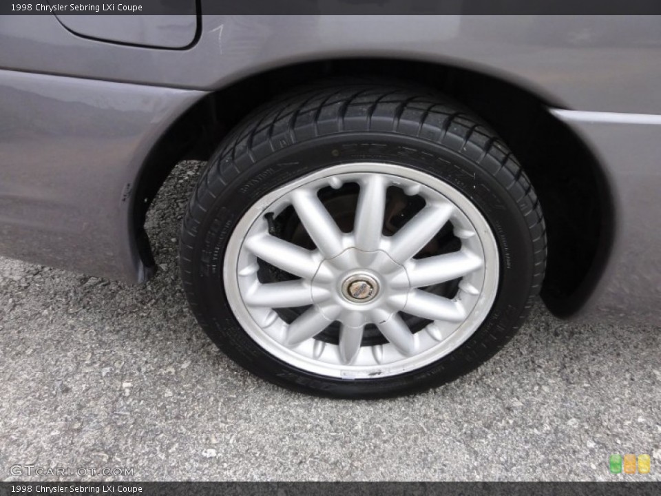 1998 Chrysler Sebring LXi Coupe Wheel and Tire Photo #54232860