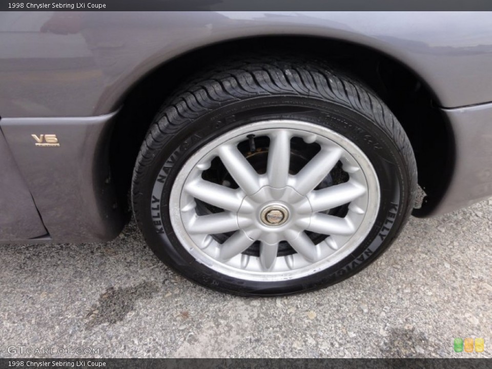1998 Chrysler Sebring LXi Coupe Wheel and Tire Photo #54232869