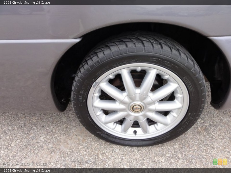 1998 Chrysler Sebring LXi Coupe Wheel and Tire Photo #54232935