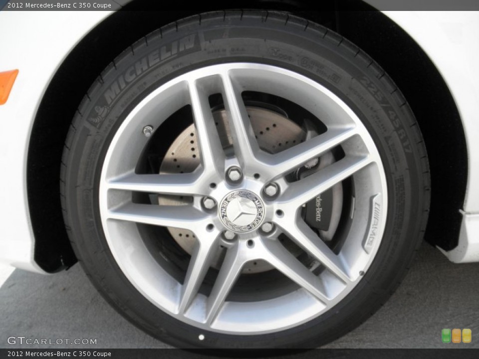 2012 Mercedes-Benz C 350 Coupe Wheel and Tire Photo #54240954