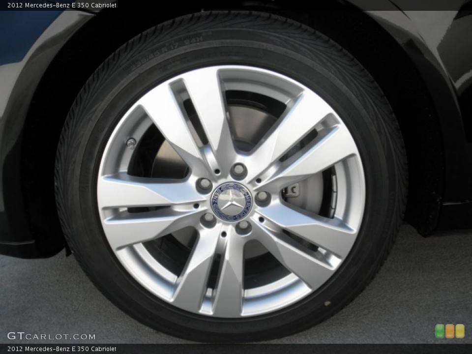 2012 Mercedes-Benz E 350 Cabriolet Wheel and Tire Photo #54241045