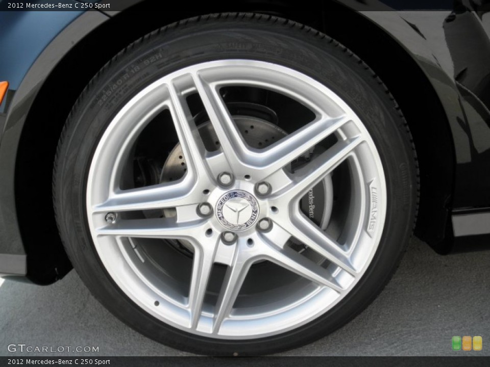 2012 Mercedes-Benz C 250 Sport Wheel and Tire Photo #54241308