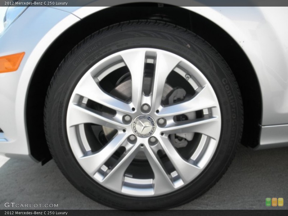 2012 Mercedes-Benz C 250 Luxury Wheel and Tire Photo #54241368