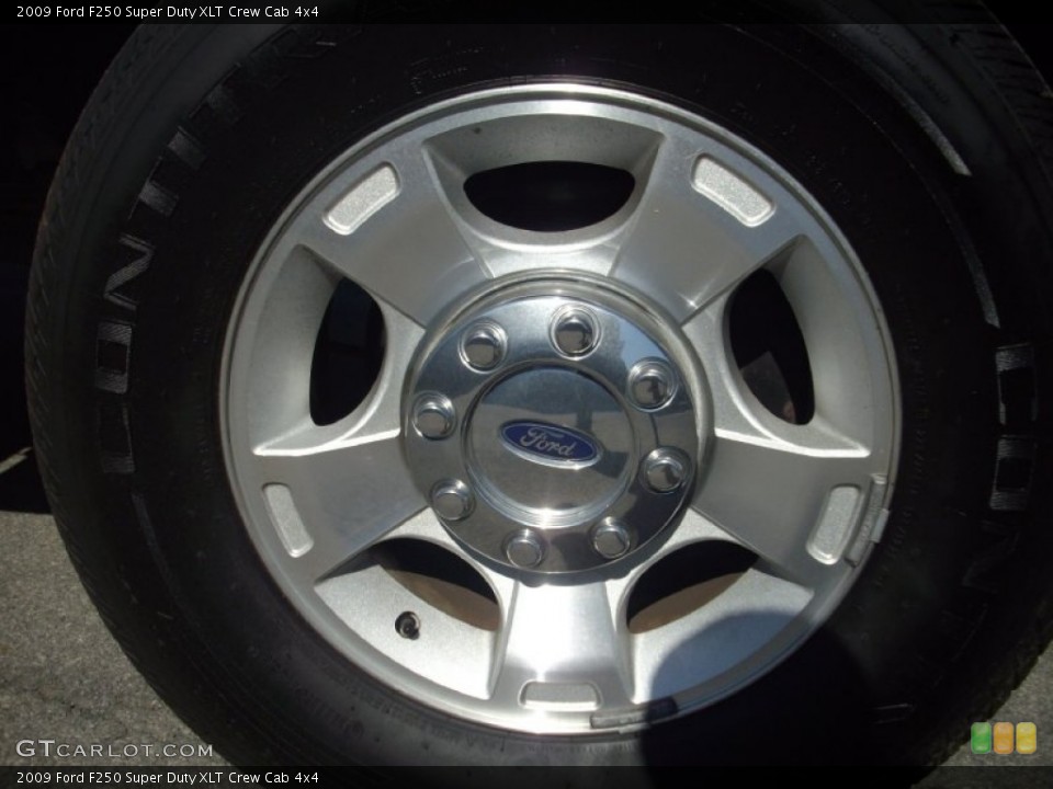2009 Ford F250 Super Duty XLT Crew Cab 4x4 Wheel and Tire Photo #54242294