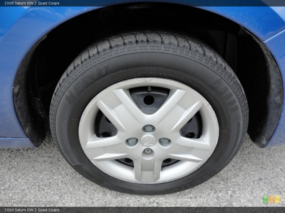 2006 Saturn ION 2 Quad Coupe Wheel and Tire Photo #54242579