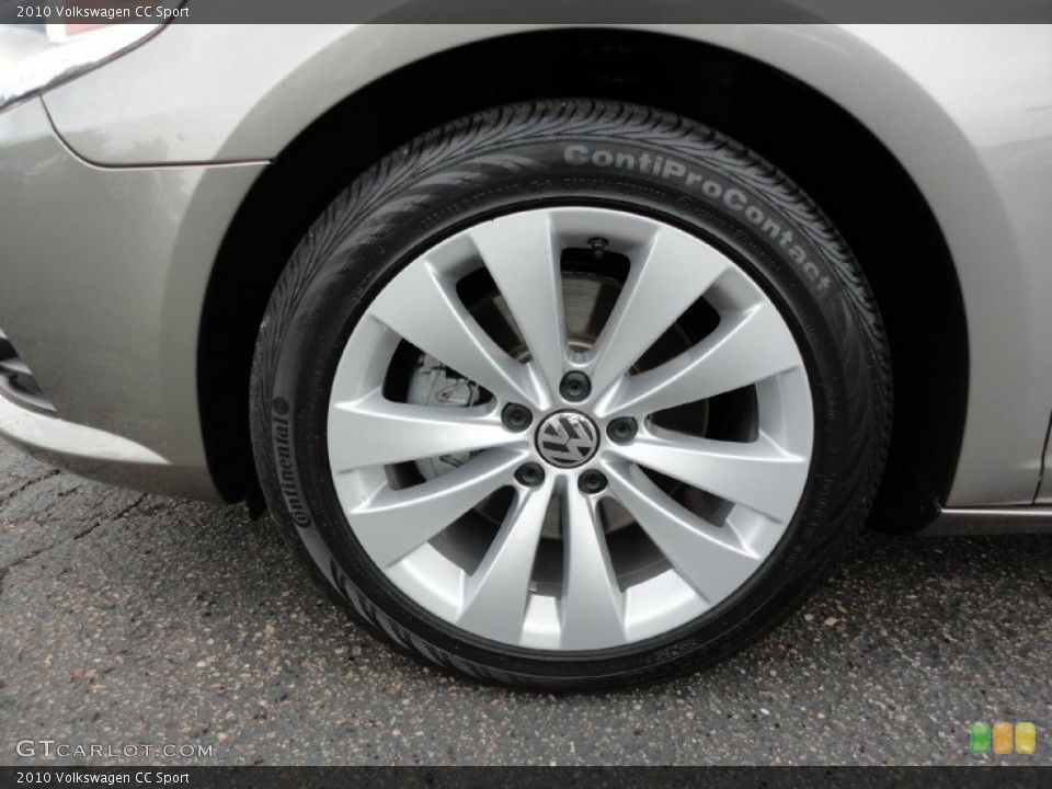 2010 Volkswagen CC Sport Wheel and Tire Photo #54242702