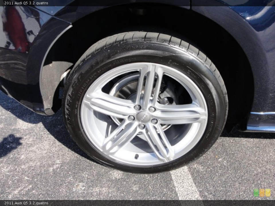 2011 Audi Q5 3.2 quattro Wheel and Tire Photo #54246779