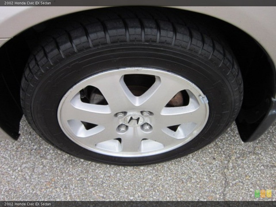 2002 Honda Civic EX Sedan Wheel and Tire Photo #54250923