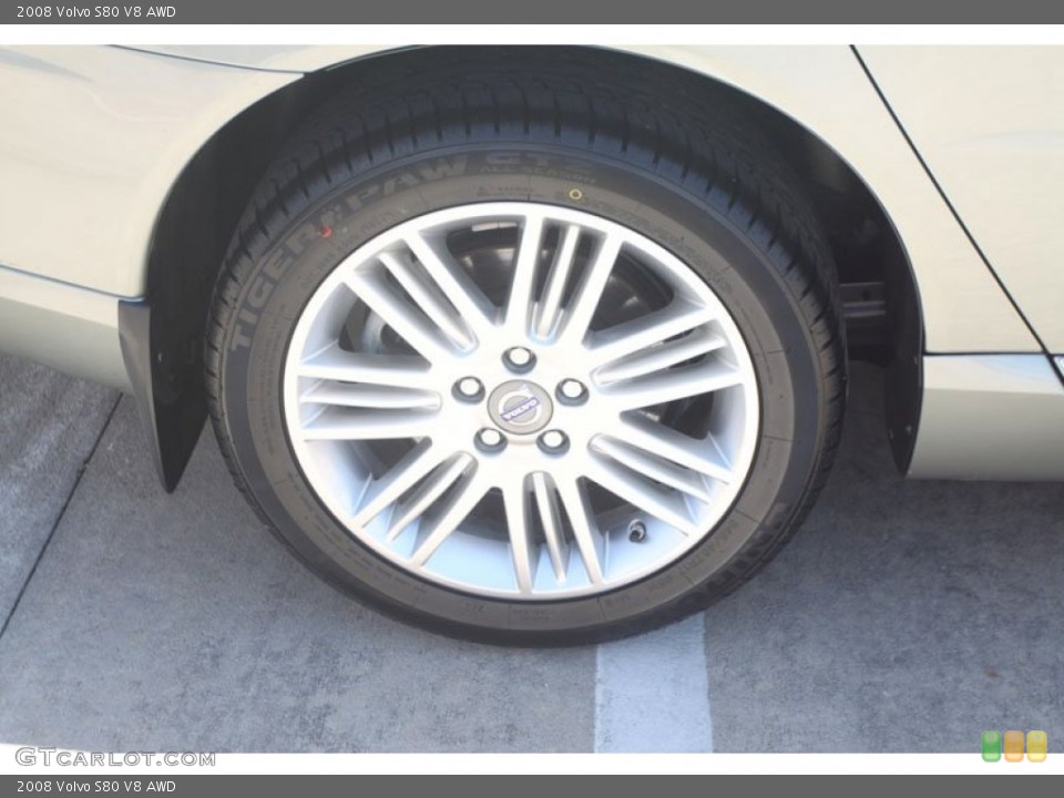 2008 Volvo S80 V8 AWD Wheel and Tire Photo #54266669