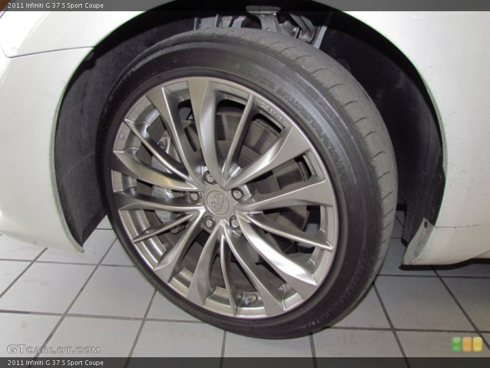 2011 Infiniti G 37 S Sport Coupe Wheel and Tire Photo #54267821