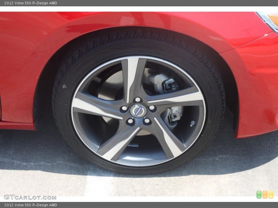 2012 Volvo S60 R-Design AWD Wheel and Tire Photo #54269386