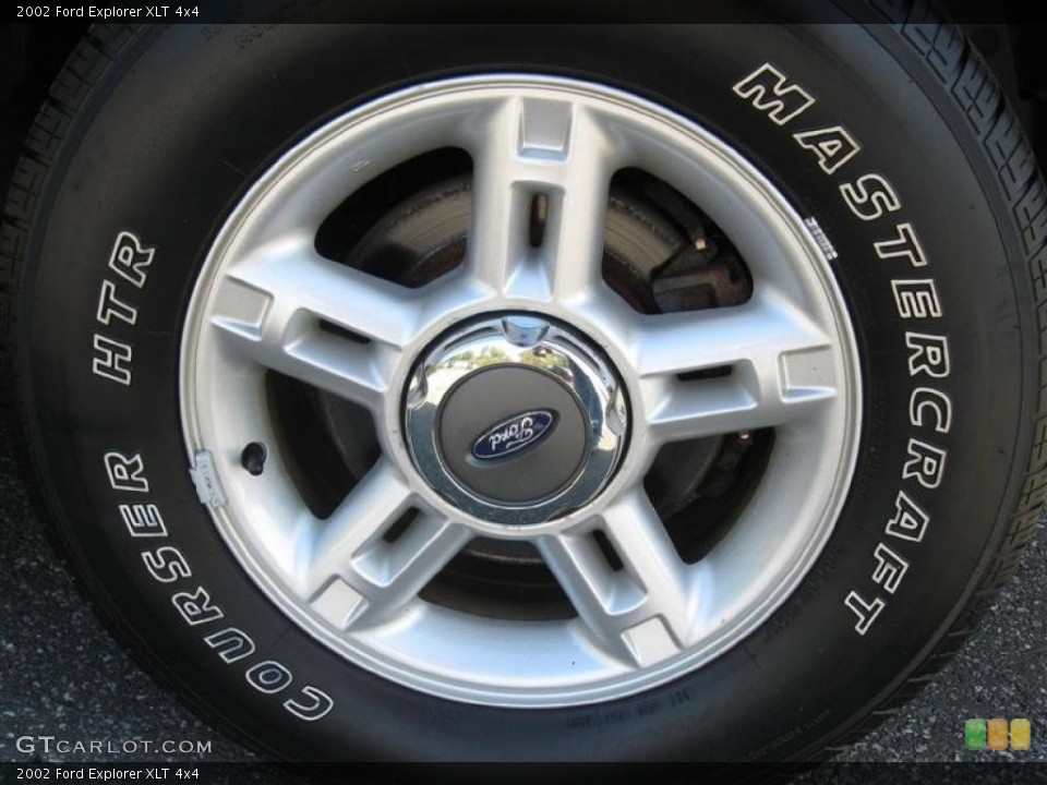 2002 Ford Explorer XLT 4x4 Wheel and Tire Photo #54279224