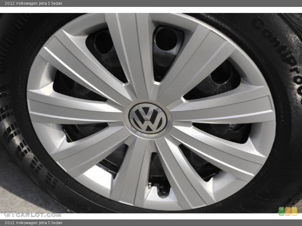 2012 Volkswagen Jetta S Sedan Wheel and Tire Photo #54284267
