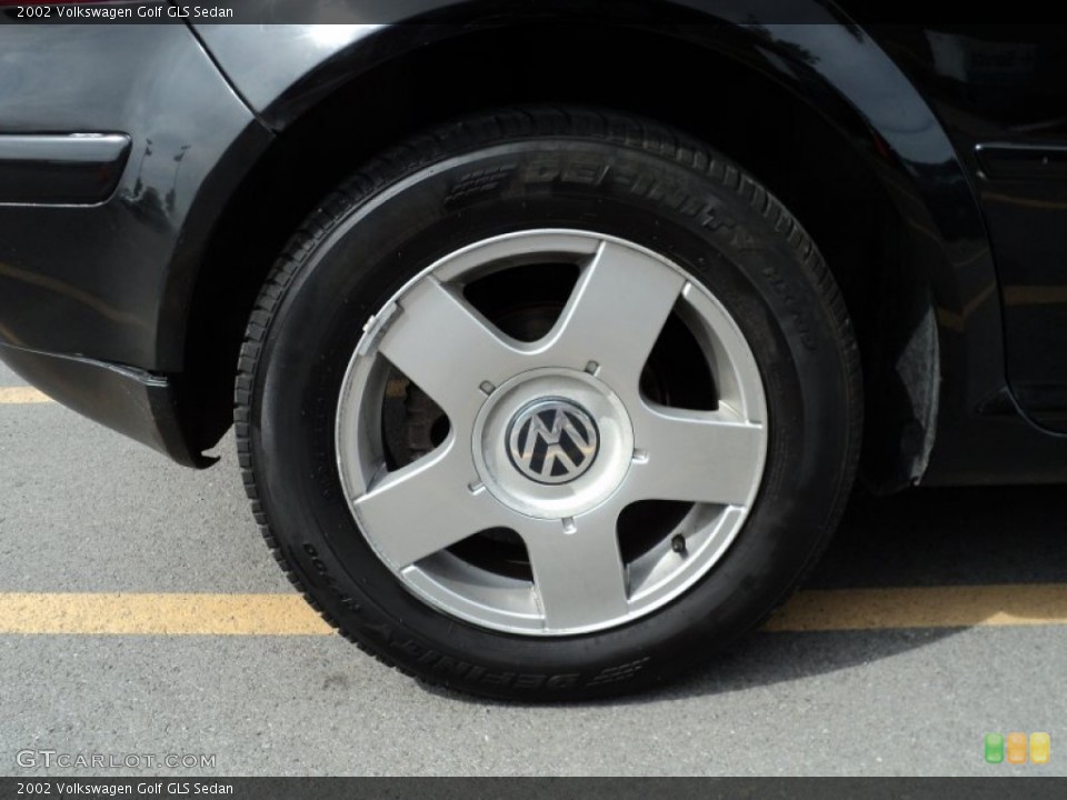 2002 Volkswagen Golf GLS Sedan Wheel and Tire Photo #54288110