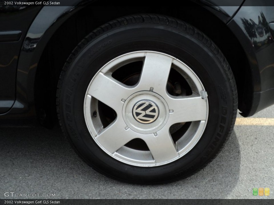 2002 Volkswagen Golf GLS Sedan Wheel and Tire Photo #54288206