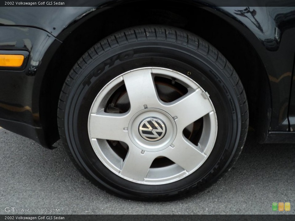 2002 Volkswagen Golf GLS Sedan Wheel and Tire Photo #54288215